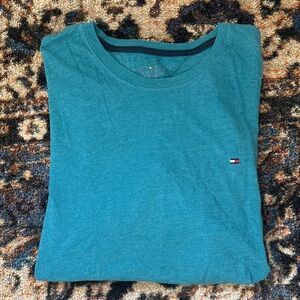 Tommy Hilfiger 100% Cotton Teal T-Shirt